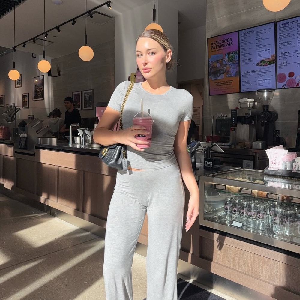 Fashion Nova Gray Lounge Set
